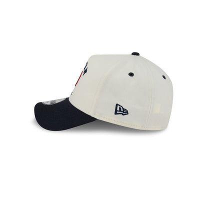 Boston Red Sox Chrome White Arched 9FORTY A-Frame Snapback Hat