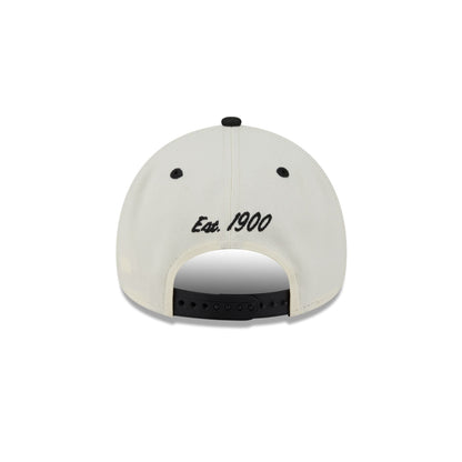 Chicago White Sox Chrome White Arched 9FORTY A-Frame Snapback Hat