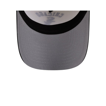 Chicago White Sox Chrome White Arched 9FORTY A-Frame Snapback Hat