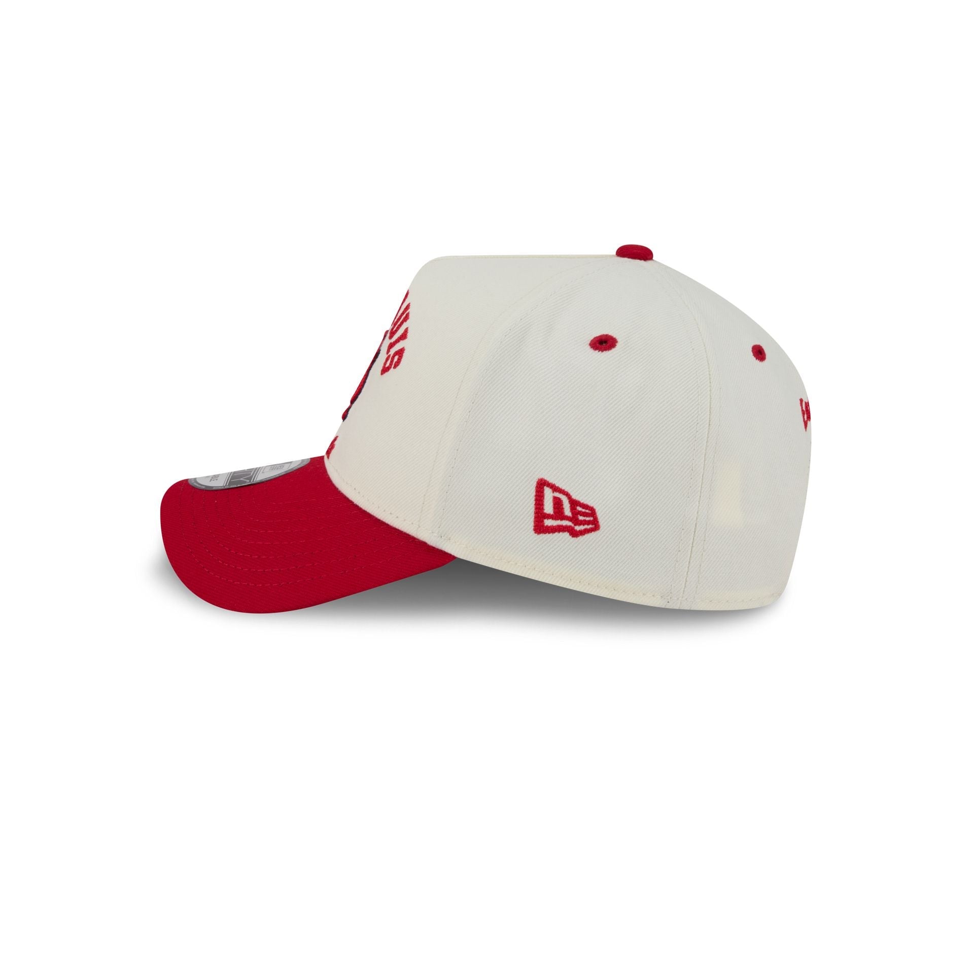 St. Louis Cardinals Chrome White Arched 9FORTY A-Frame Snapback Hat