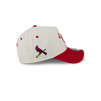 St. Louis Cardinals Chrome White Arched 9FORTY A-Frame Snapback Hat