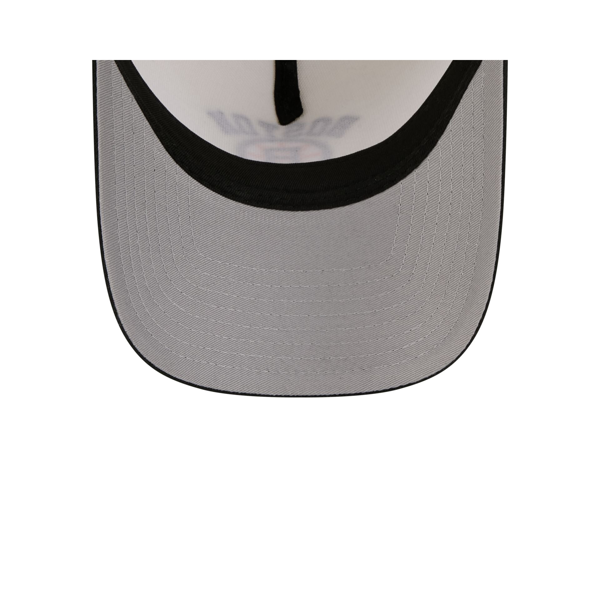 Boston Bruins Chrome White Arched 9FORTY A-Frame Snapback Hat