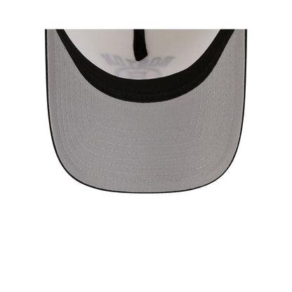 Boston Bruins Chrome White Arched 9FORTY A-Frame Snapback Hat
