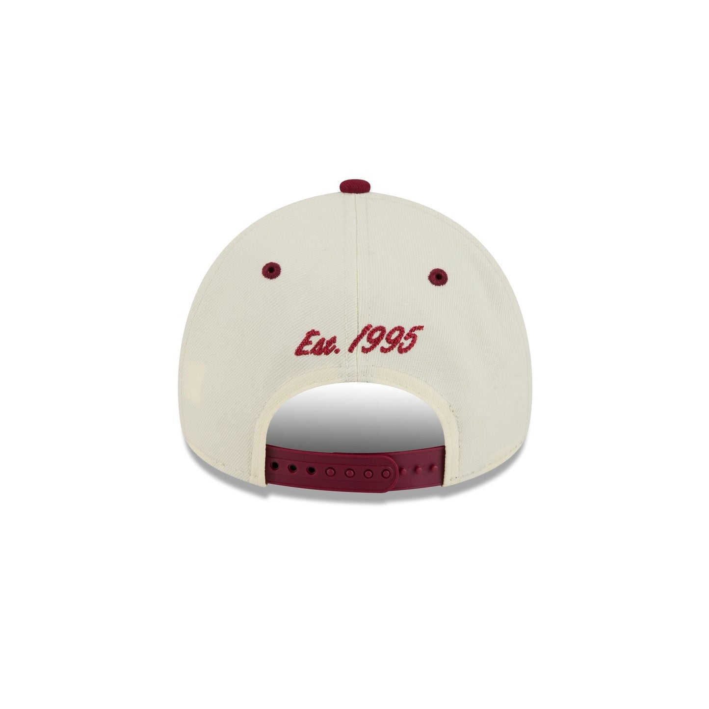 Colorado Avalanche Chrome White Arched 9FORTY A-Frame Snapback Hat