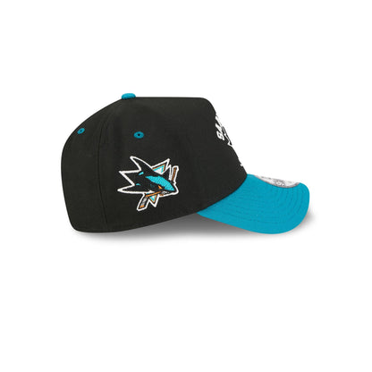 San Jose Sharks Arched 9FORTY A-Frame Snapback Hat