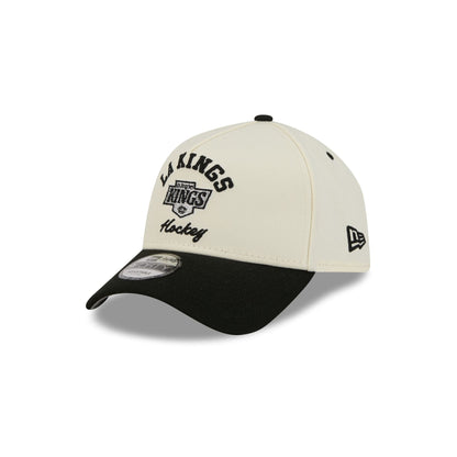Los Angeles Kings Chrome White Arched 9FORTY A-Frame Snapback Hat