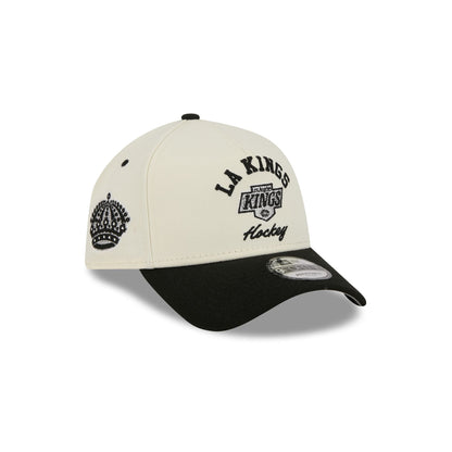 Los Angeles Kings Chrome White Arched 9FORTY A-Frame Snapback Hat