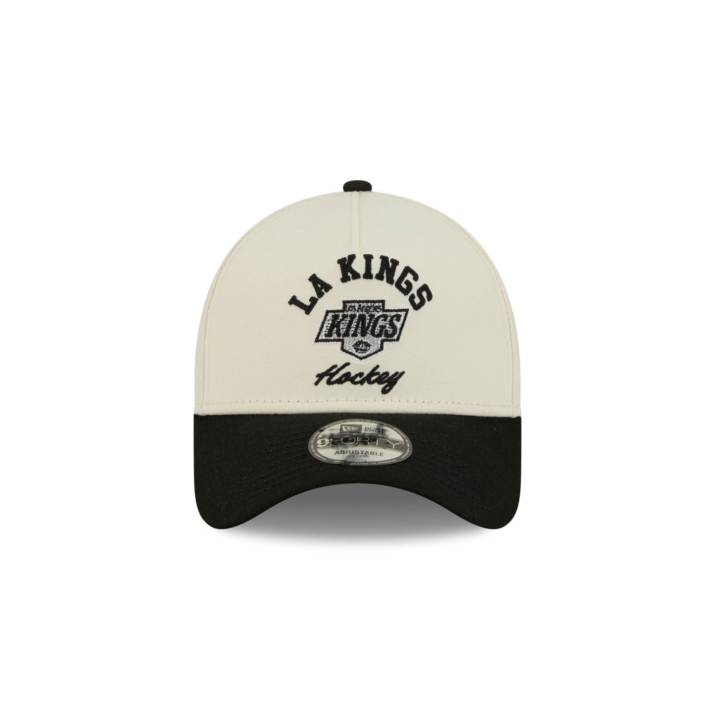 Los Angeles Kings Chrome White Arched 9FORTY A-Frame Snapback Hat
