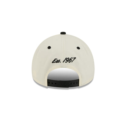 Los Angeles Kings Chrome White Arched 9FORTY A-Frame Snapback Hat