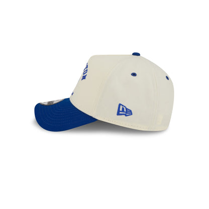 Edmonton Oilers Chrome White Arched 9FORTY A-Frame Snapback Hat