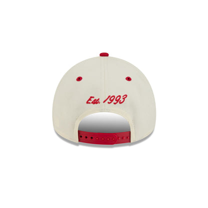 Florida Panthers Chrome White Arched 9FORTY A-Frame Snapback Hat