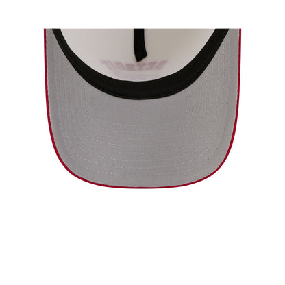 Detroit Red Wings Chrome White Arched 9FORTY A-Frame Snapback Hat