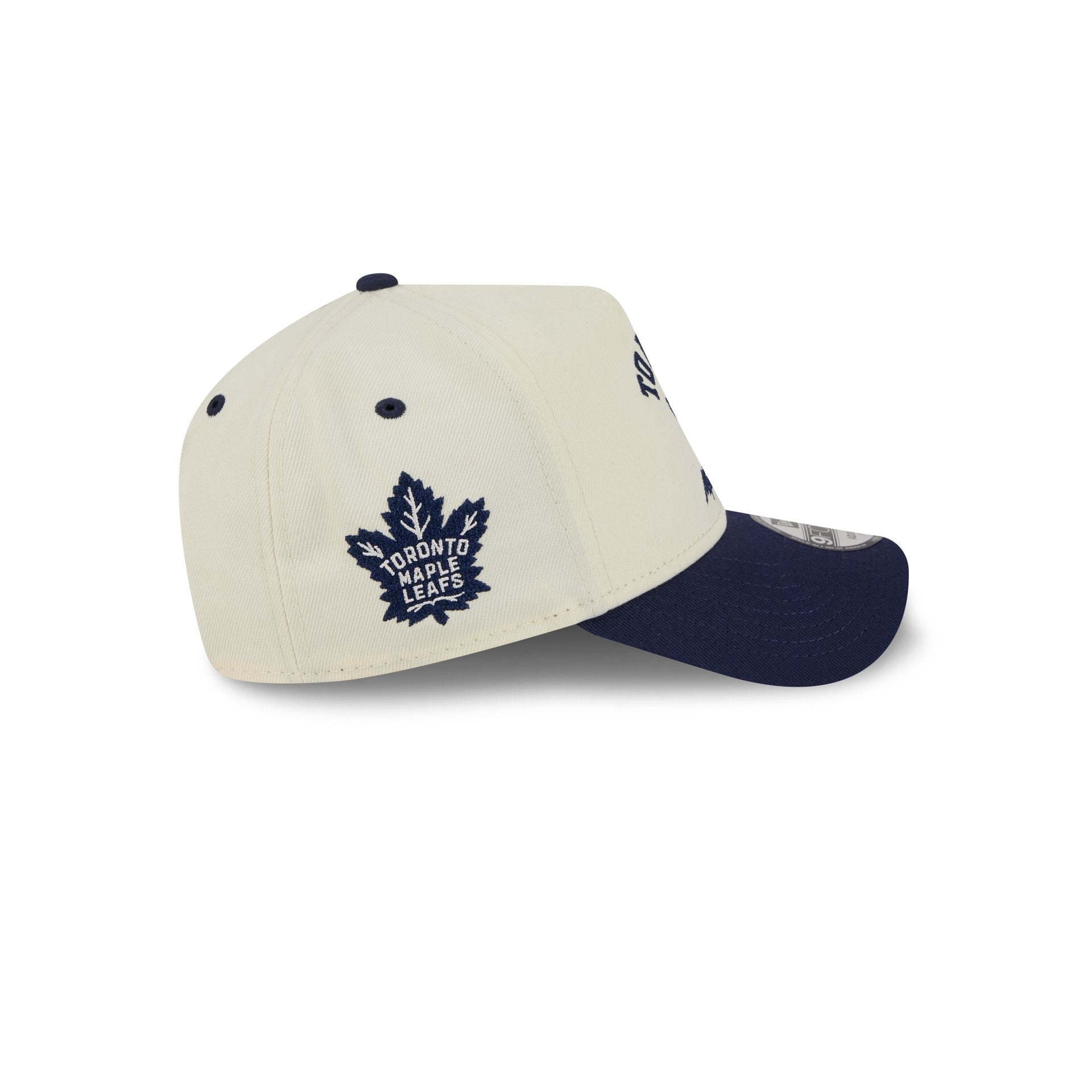 Toronto Maple Leafs Chrome White Arched 9FORTY A-Frame Snapback Hat