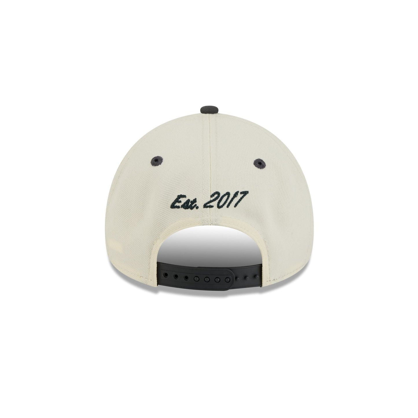 Vegas Golden Knights Chrome White Arched 9FORTY A-Frame Snapback Hat