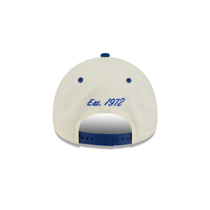 New York Islanders Chrome White Arched 9FORTY A-Frame Snapback Hat