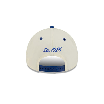 New York Rangers Chrome White Arched 9FORTY A-Frame Snapback Hat