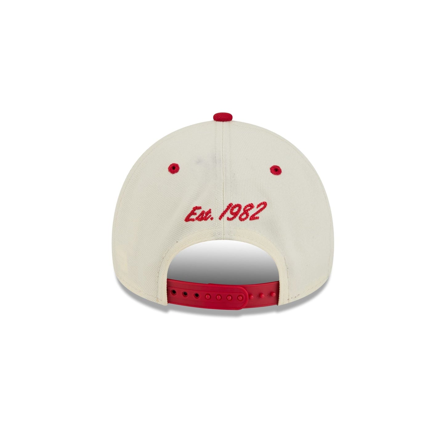 New Jersey Devils Chrome White Arched 9FORTY A-Frame Snapback Hat
