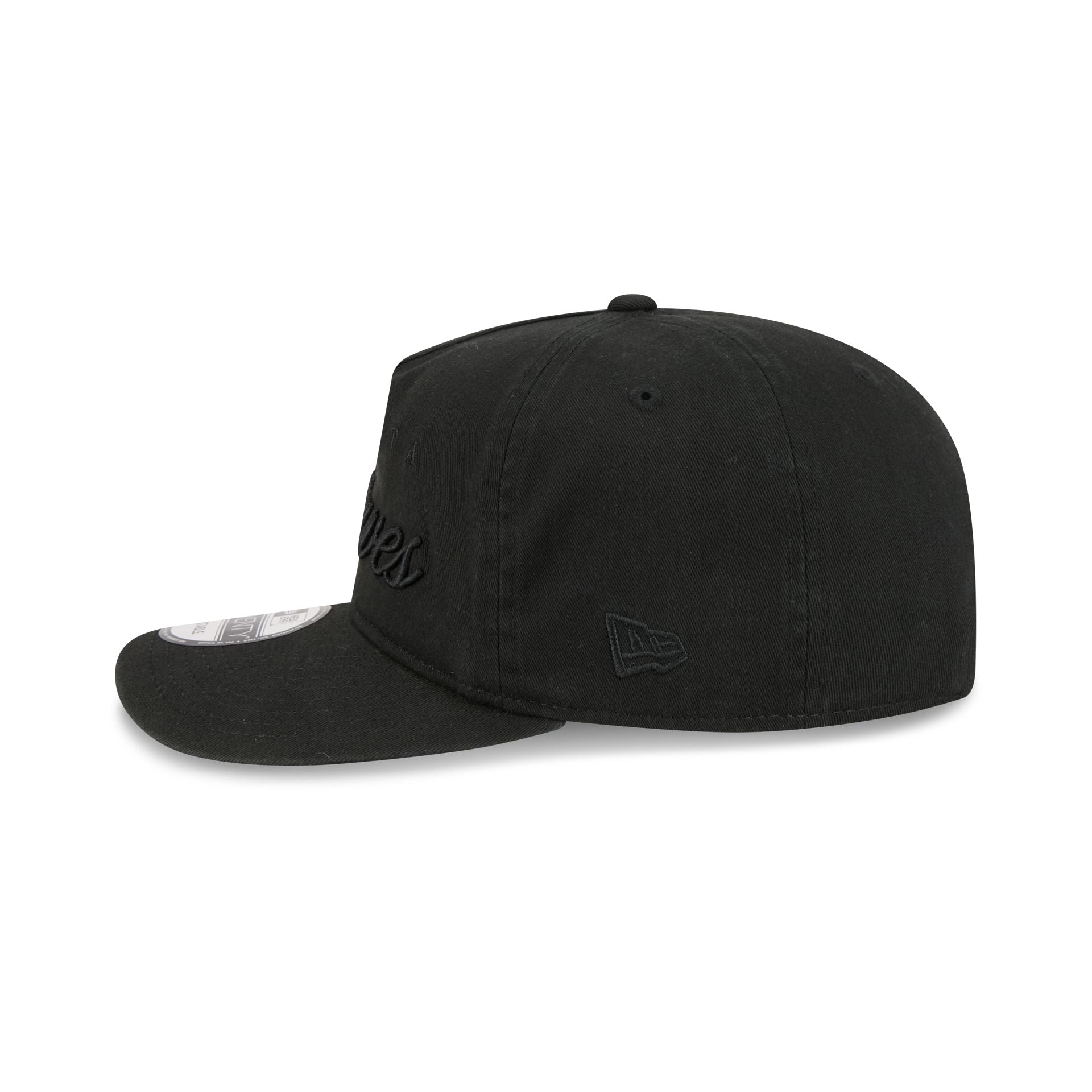 Atlanta Braves All Black Scripted 19TWENTY Adjustable Hat