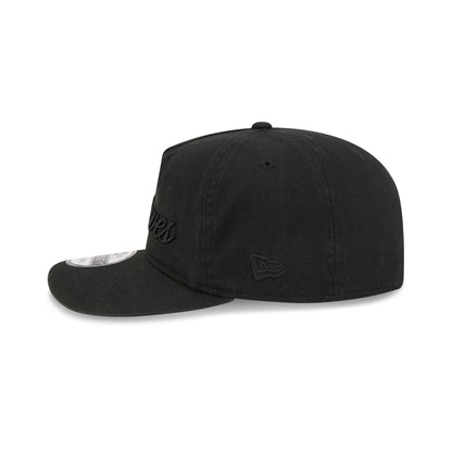 Atlanta Braves All Black Scripted 19TWENTY Adjustable Hat