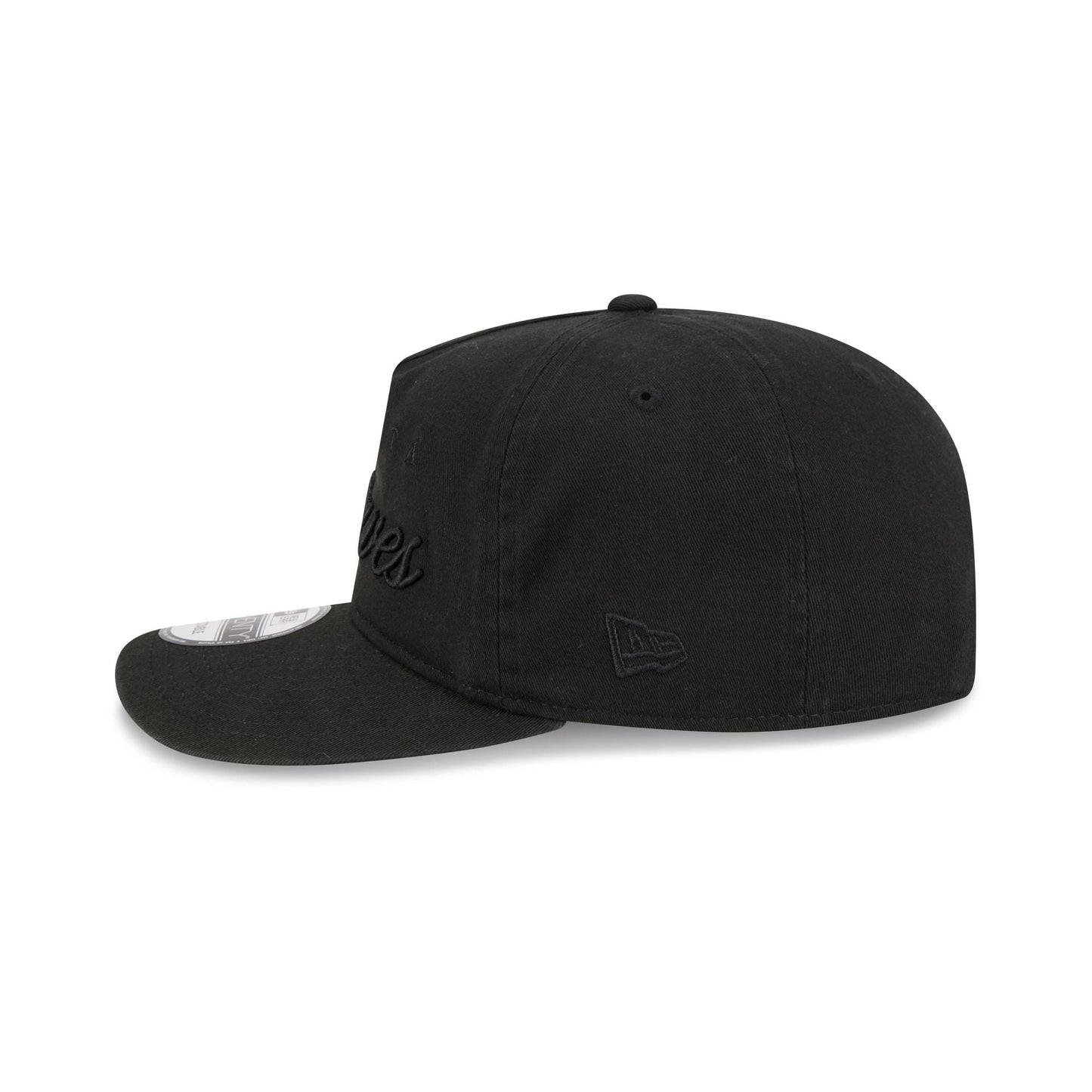 Atlanta Braves All Black Scripted 19TWENTY Adjustable Hat