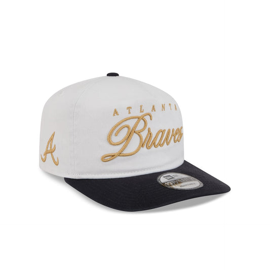 Atlanta Braves Gold Scripted 19TWENTY Adjustable Hat