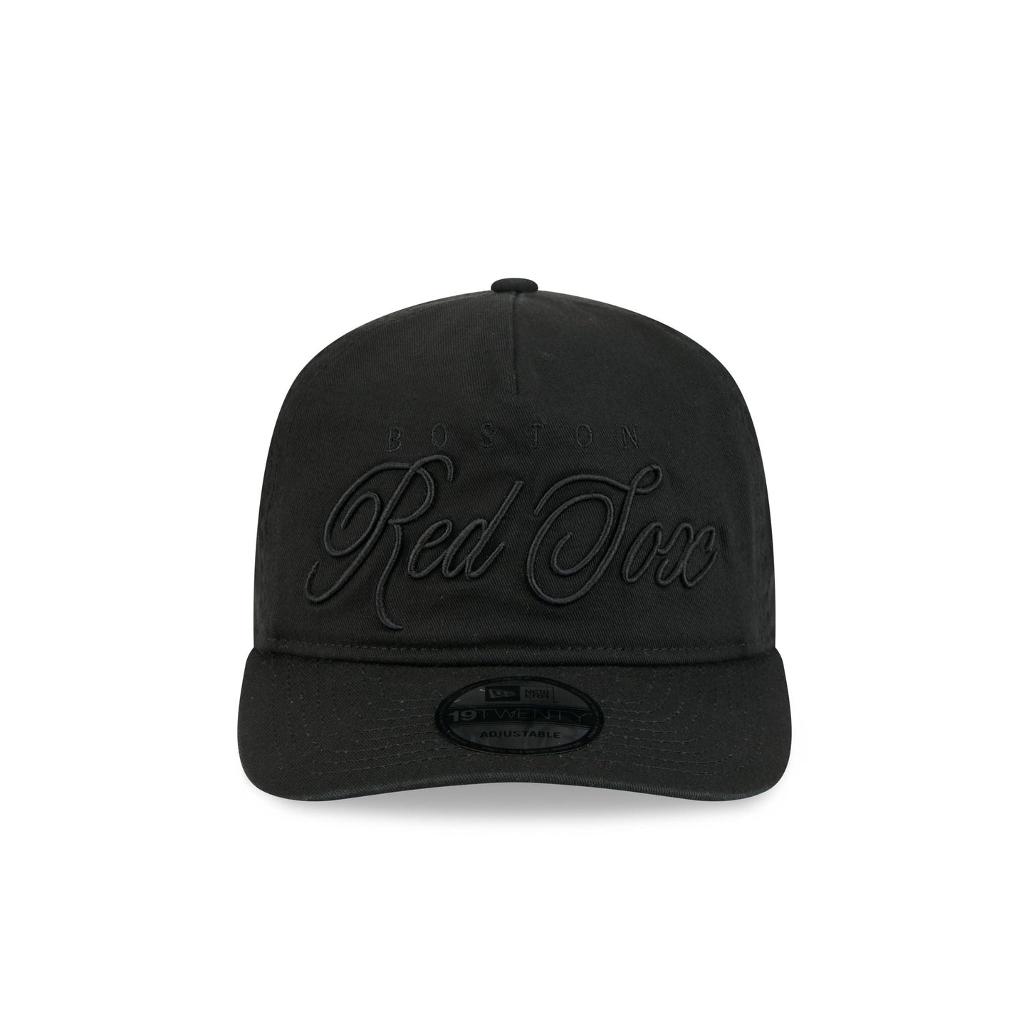 Boston Red Sox All Black Scripted 19TWENTY Adjustable Hat