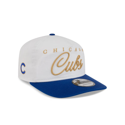 Chicago Cubs Gold Scripted 19TWENTY Adjustable Hat