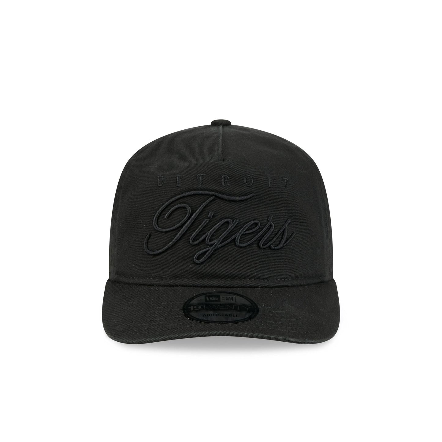Detroit Tigers All Black Scripted 19TWENTY Adjustable Hat