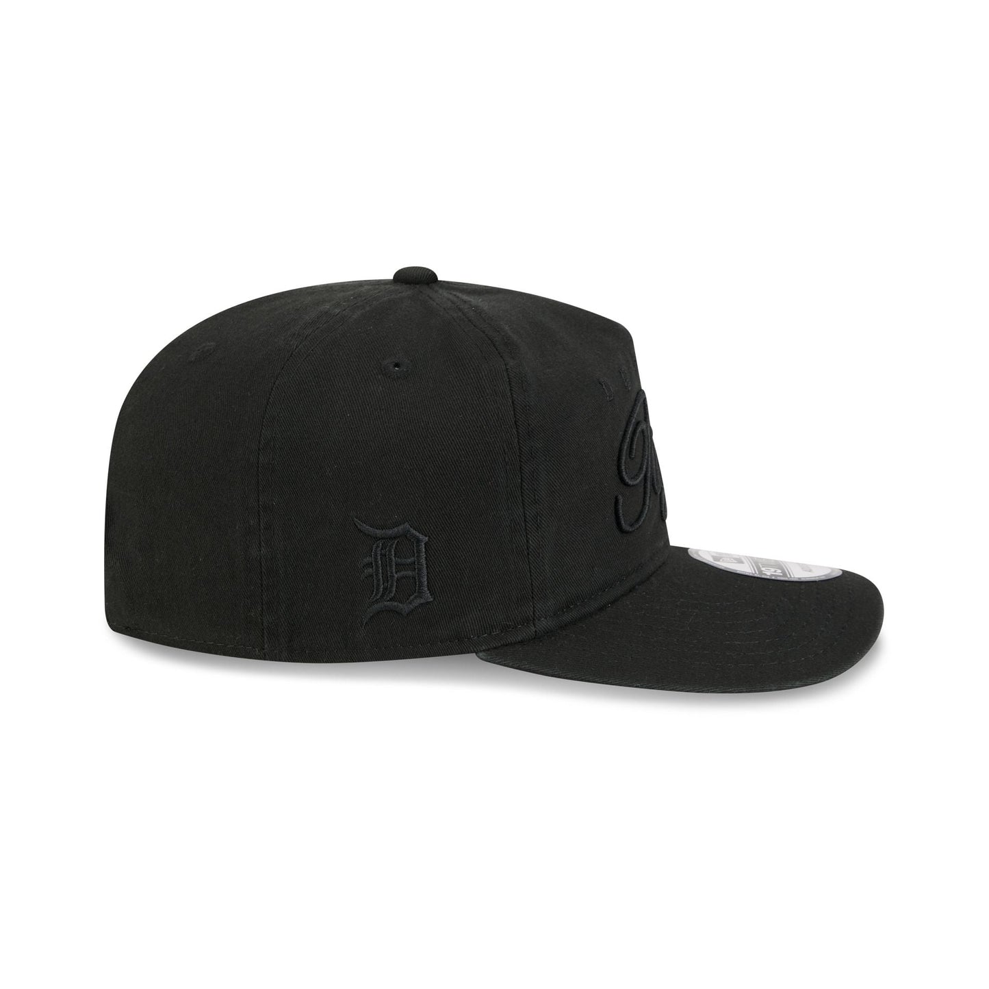 Detroit Tigers All Black Scripted 19TWENTY Adjustable Hat
