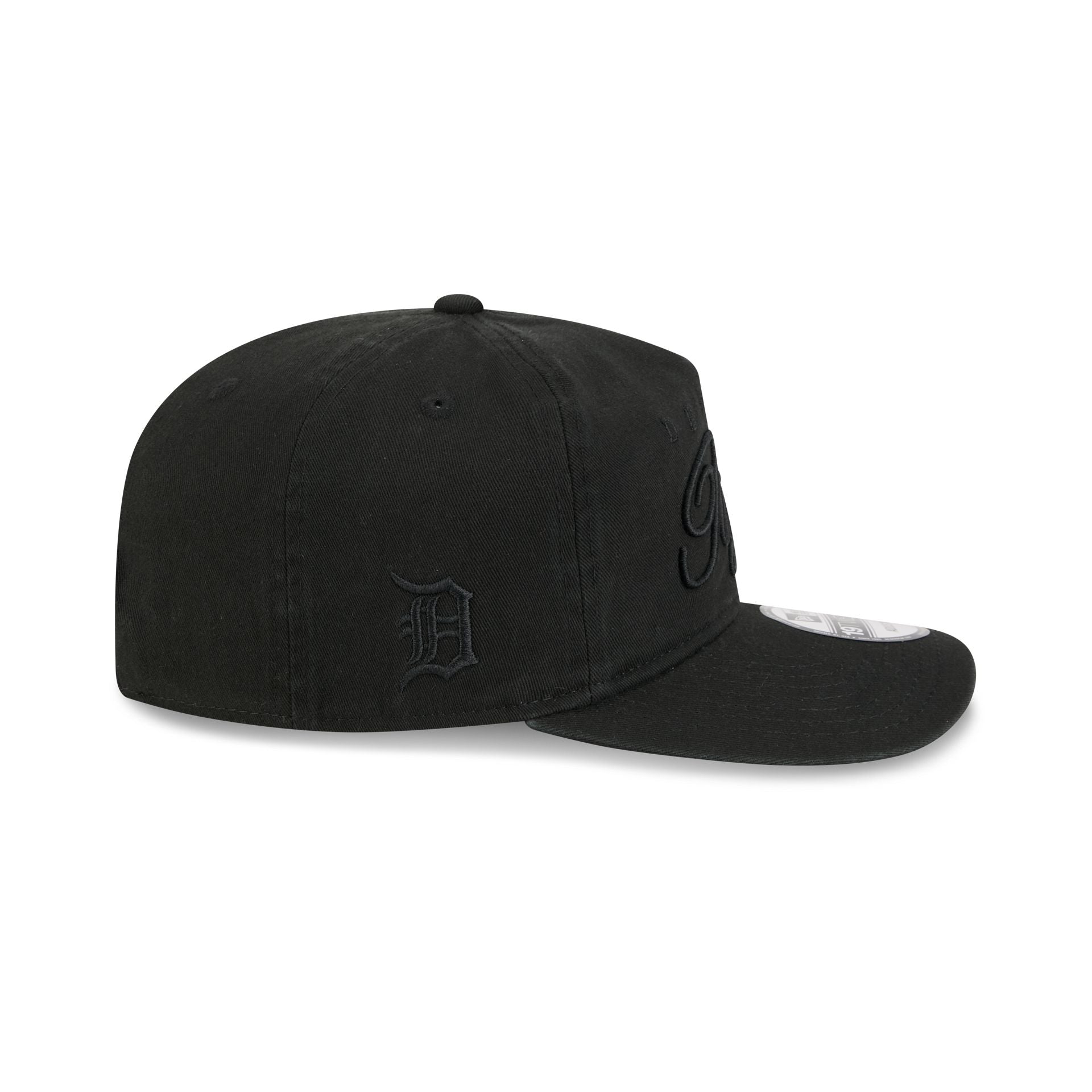 Detroit Tigers All Black Scripted 19TWENTY Adjustable Hat