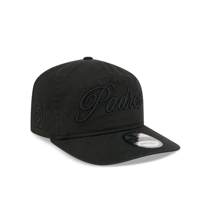 San Diego Padres All Black Scripted 19TWENTY Adjustable Hat
