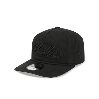 Philadelphia Phillies All Black Scripted 19TWENTY Adjustable Hat