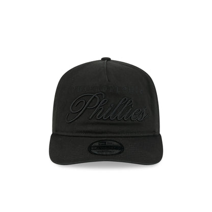 Philadelphia Phillies All Black Scripted 19TWENTY Adjustable Hat