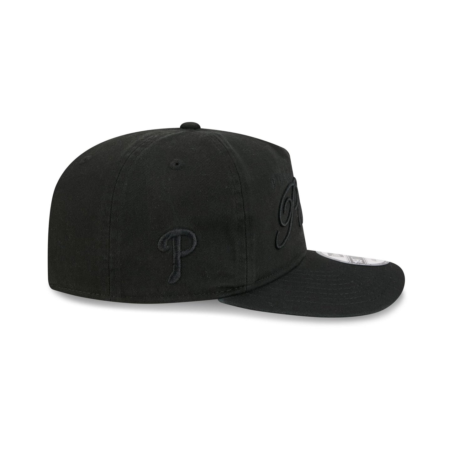 Philadelphia Phillies All Black Scripted 19TWENTY Adjustable Hat