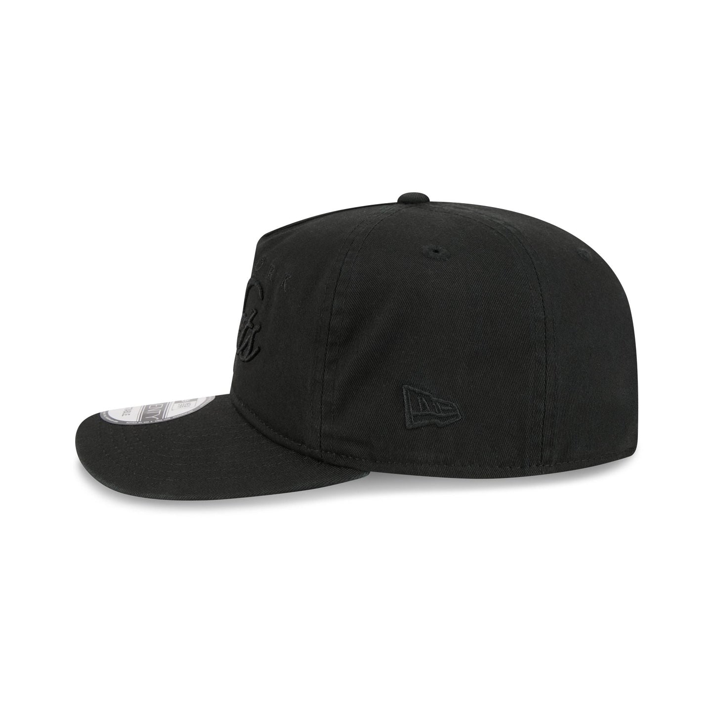 New York Mets All Black Scripted 19TWENTY Adjustable Hat