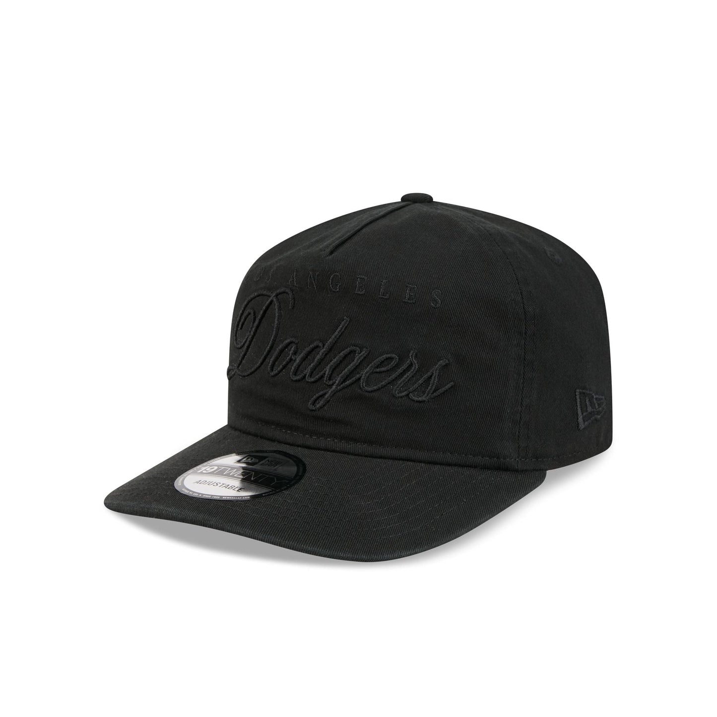 Los Angeles Dodgers All Black Scripted 19TWENTY Adjustable Hat