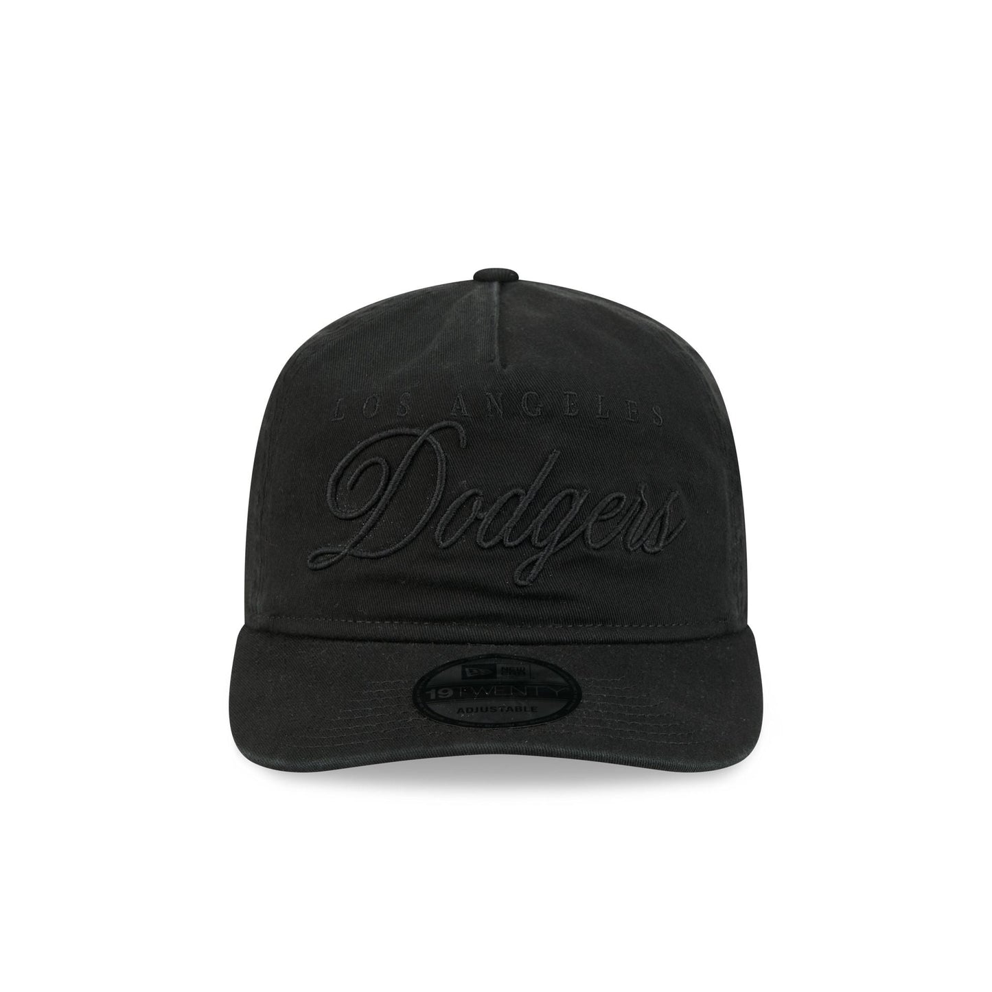 Los Angeles Dodgers All Black Scripted 19TWENTY Adjustable Hat