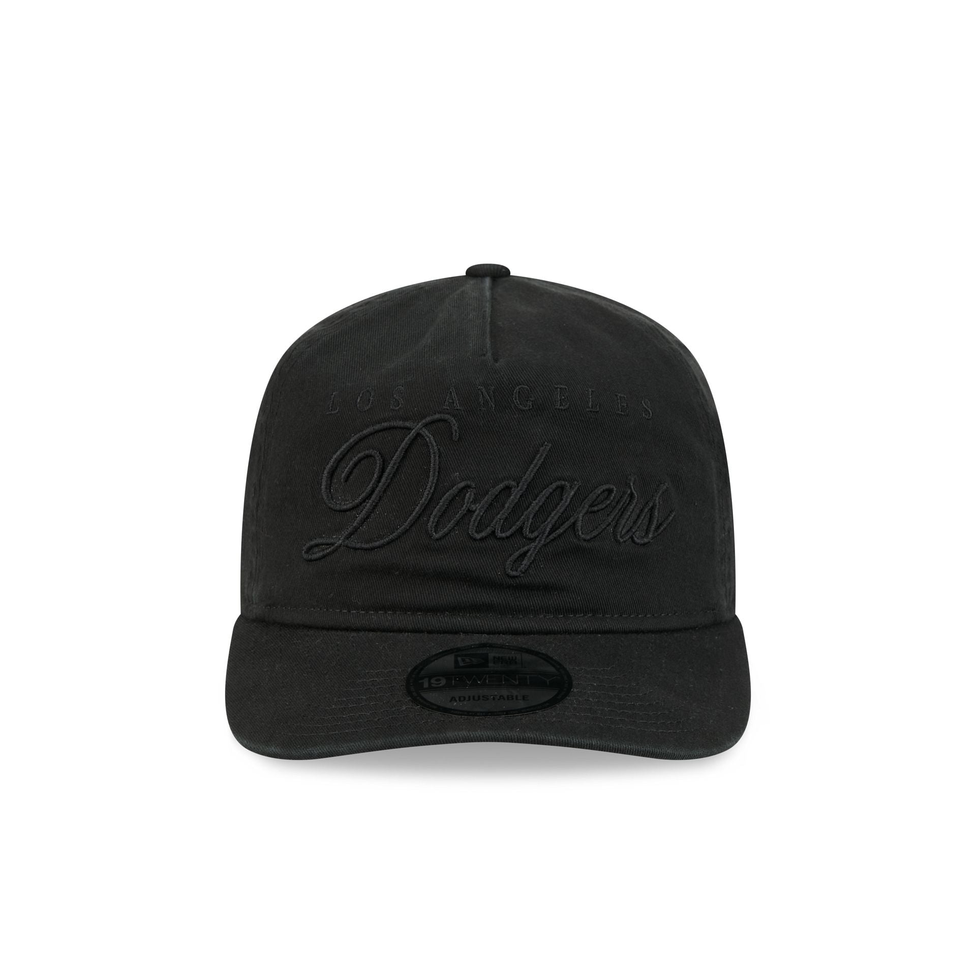 Los Angeles Dodgers All Black Scripted 19TWENTY Adjustable Hat