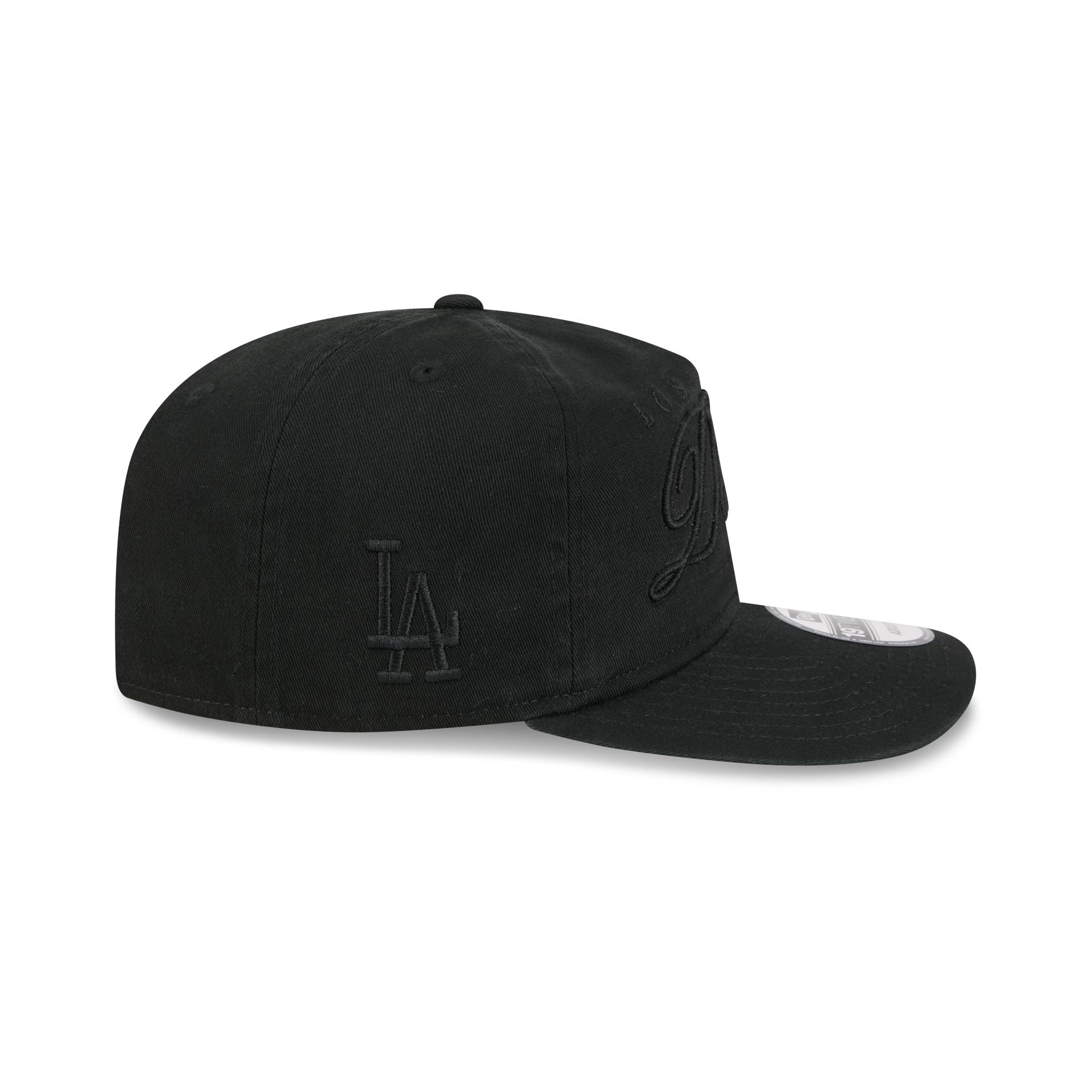 Los Angeles Dodgers All Black Scripted 19TWENTY Adjustable Hat