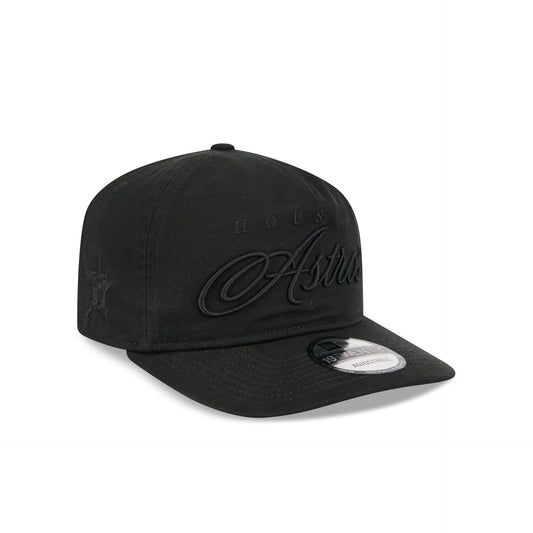 Houston Astros All Black Scripted 19TWENTY Adjustable Hat
