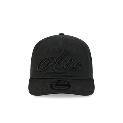 Houston Astros All Black Scripted 19TWENTY Adjustable Hat