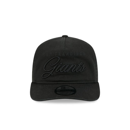 San Francisco Giants All Black Scripted 19TWENTY Adjustable Hat