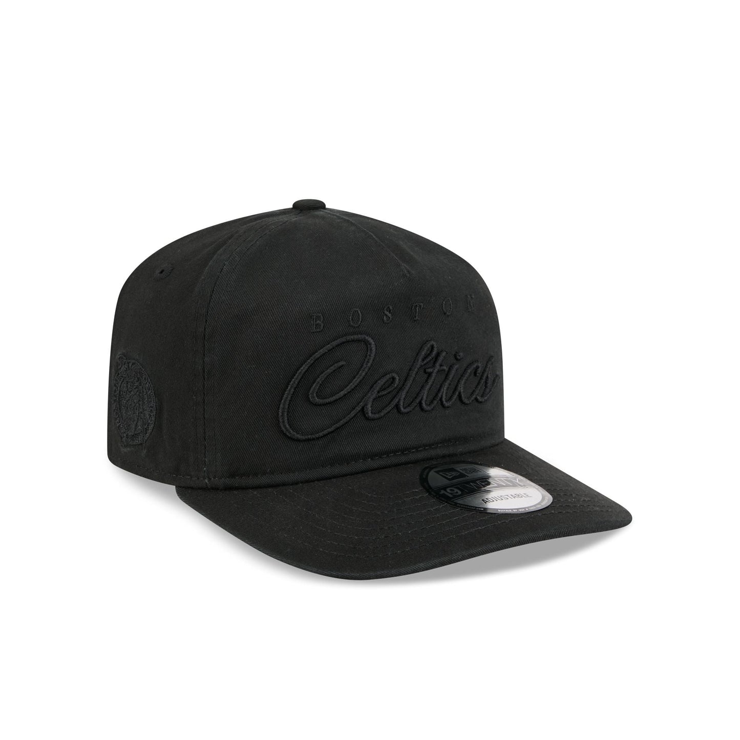 Boston Celtics All Black Scripted 19TWENTY Adjustable Hat