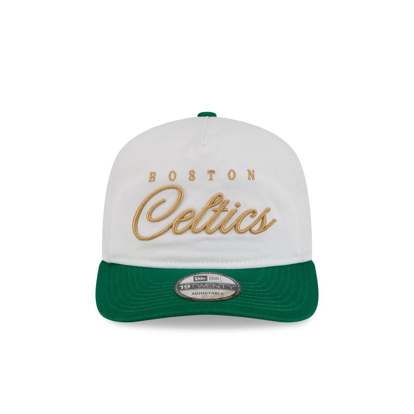 Boston Celtics Gold Scripted 19TWENTY Adjustable Hat