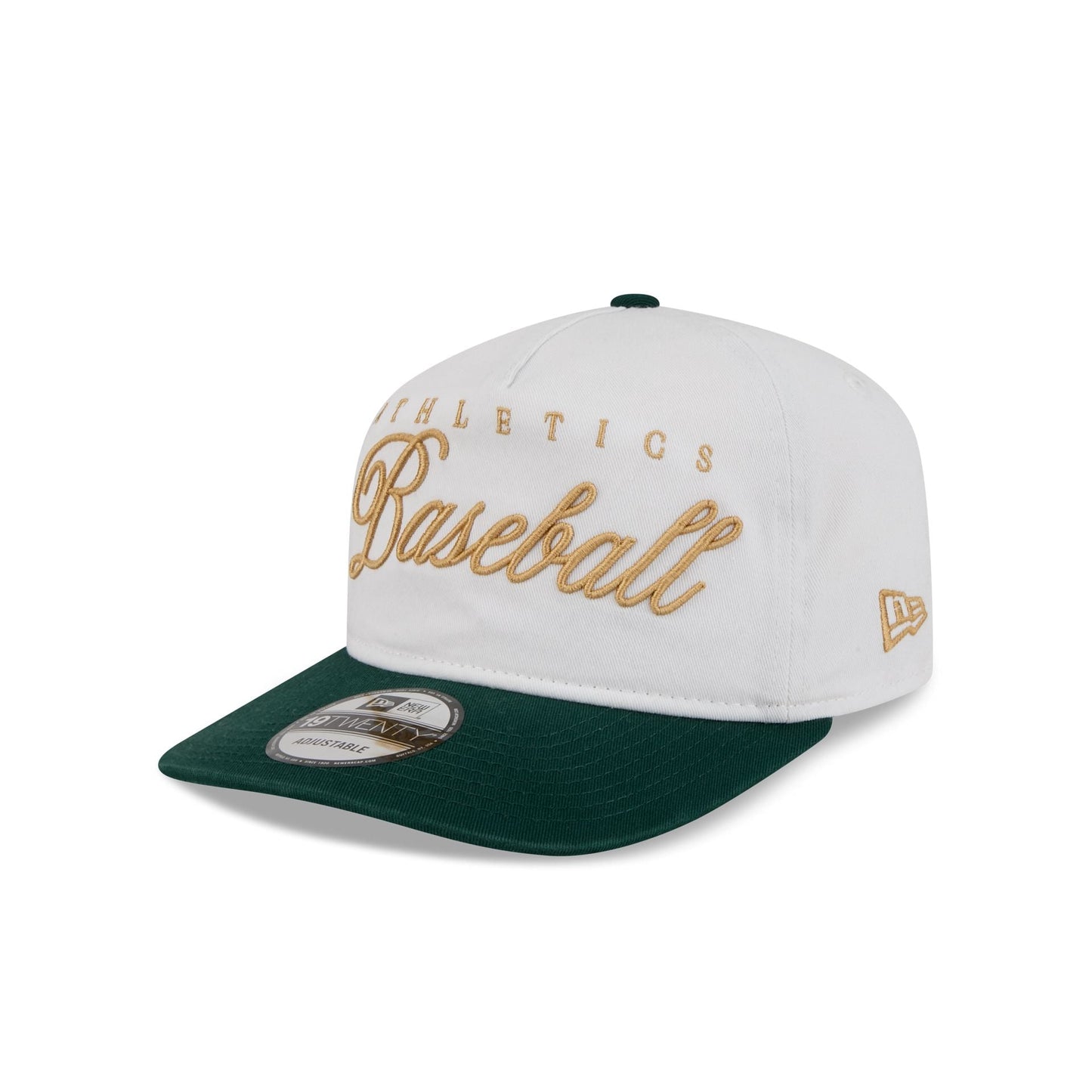 Athletics Gold Scripted 19TWENTY Adjustable Hat