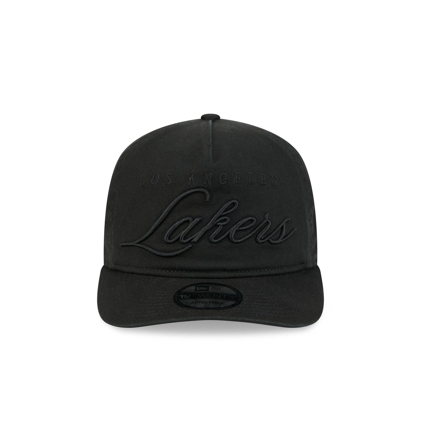 Los Angeles Lakers All Black Scripted 19TWENTY Adjustable Hat