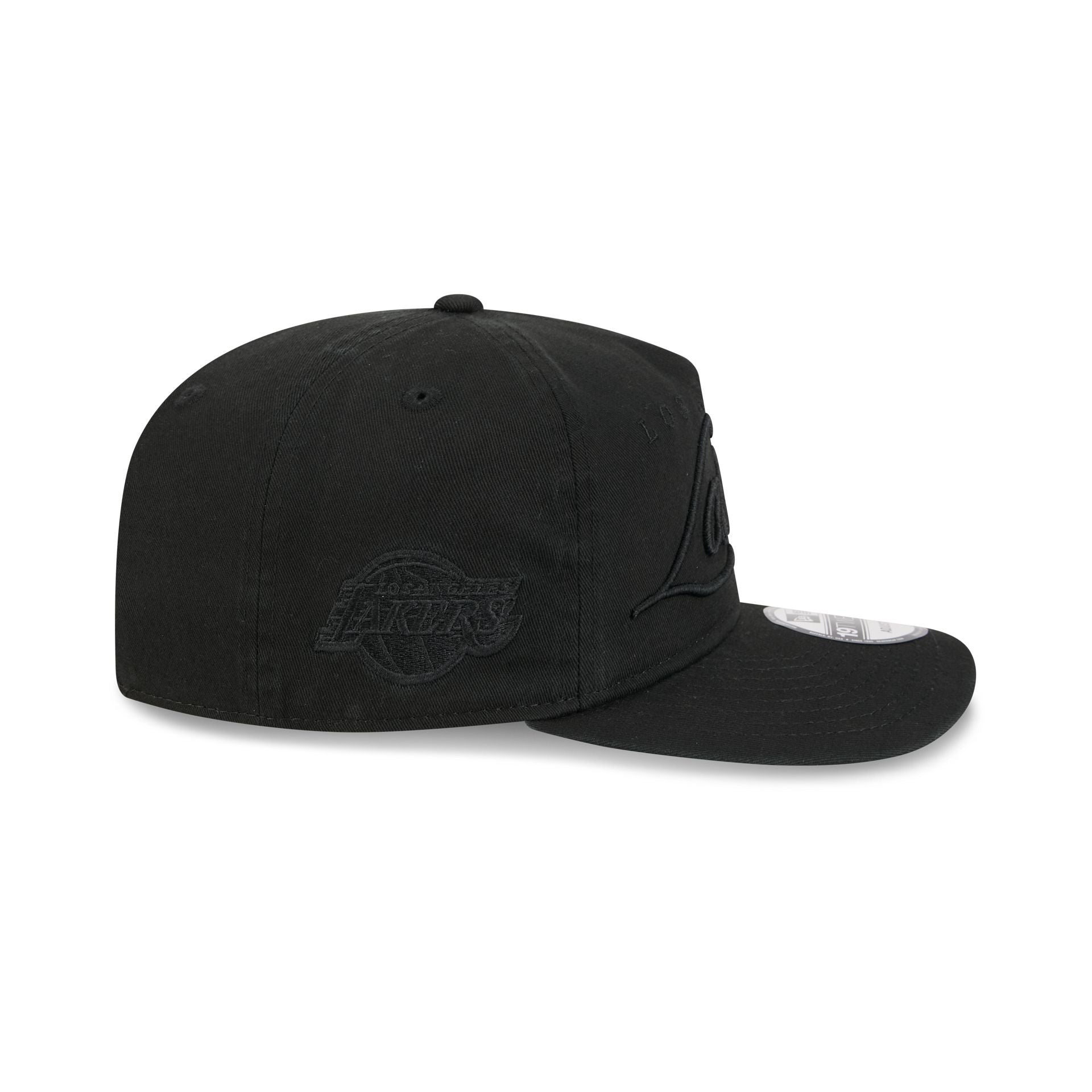 Los Angeles Lakers All Black Scripted 19TWENTY Adjustable Hat