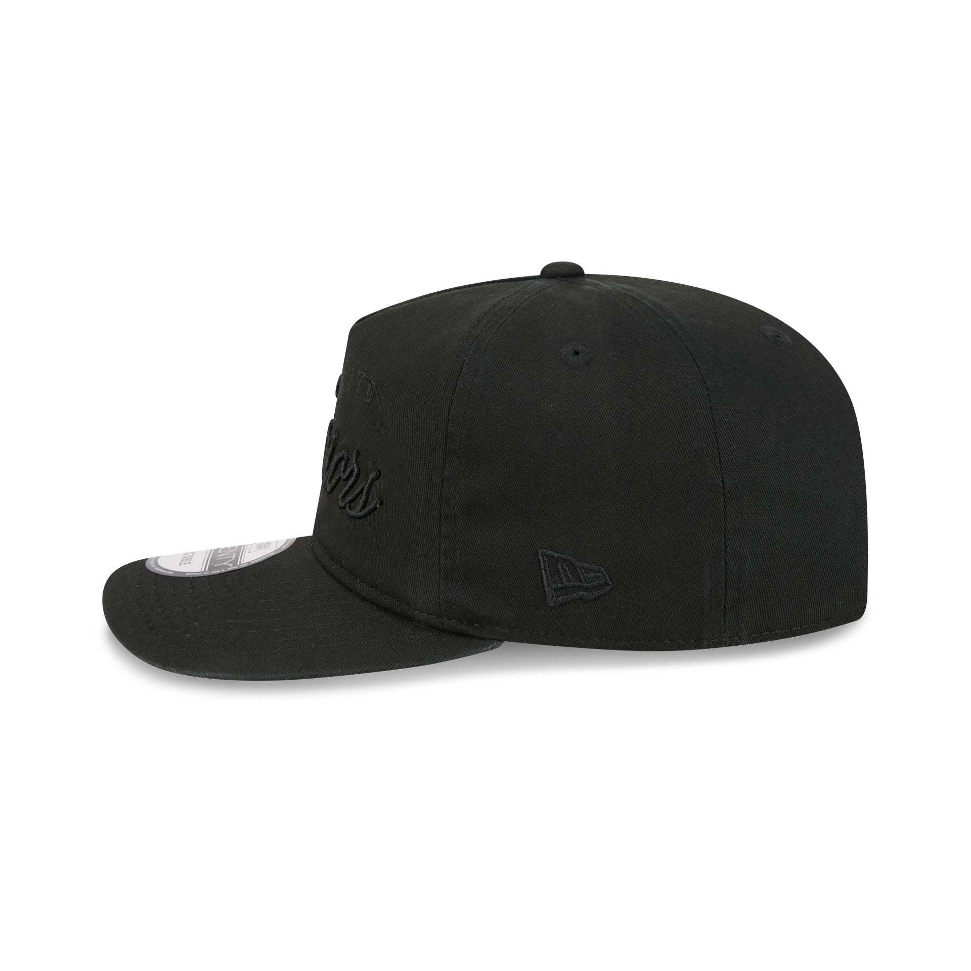 Golden State Warriors All Black Scripted 19TWENTY Adjustable Hat