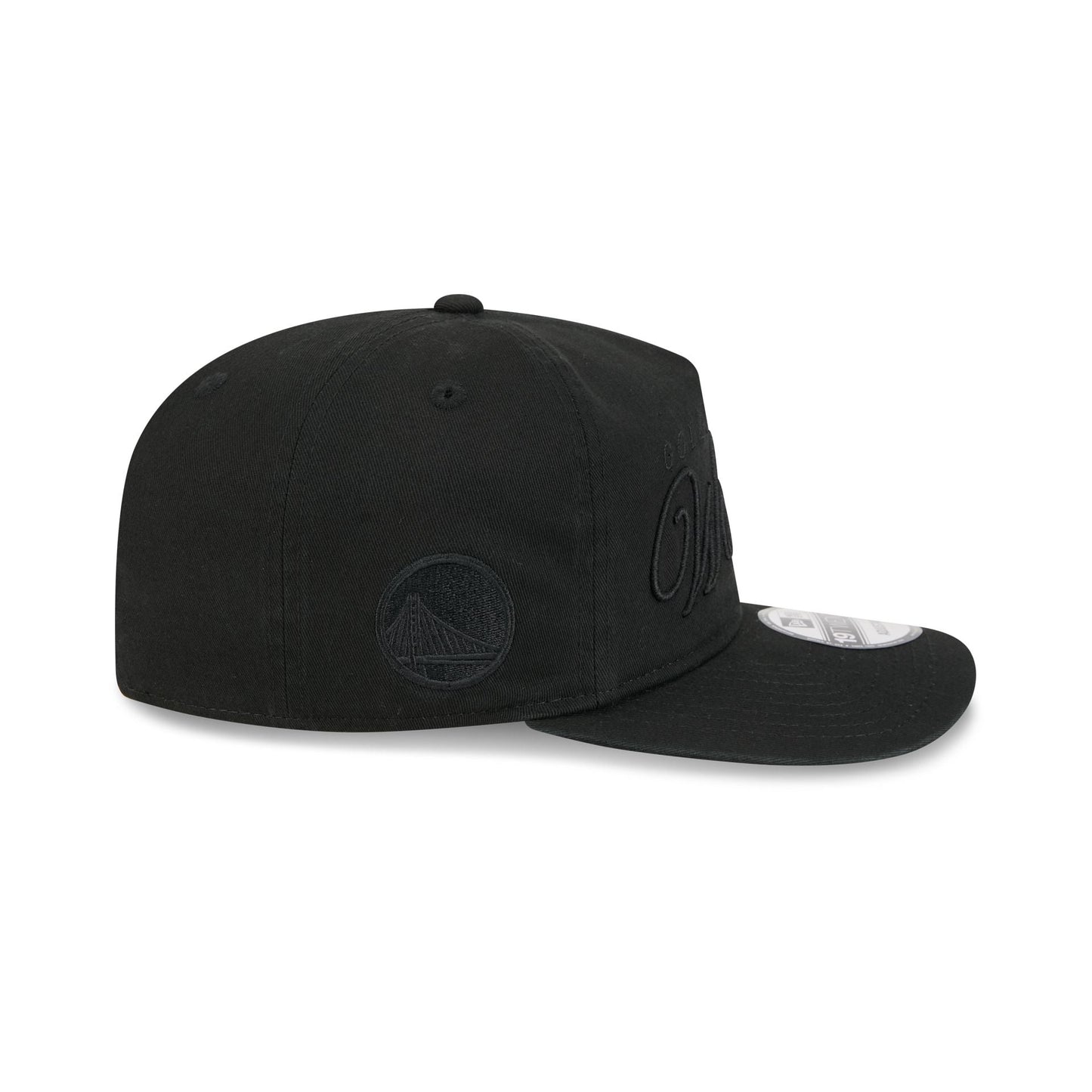 Golden State Warriors All Black Scripted 19TWENTY Adjustable Hat