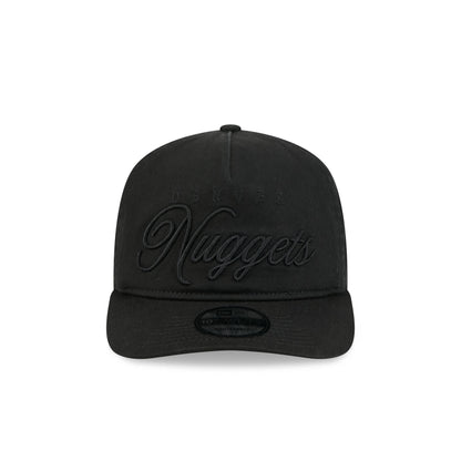 Denver Nuggets All Black Scripted 19TWENTY Adjustable Hat